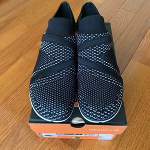 NIB Merrell Zoe Sojourn Knit Q2 Black shoes sneakers size 10M